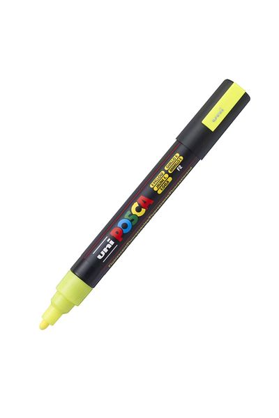 Banadabak Posca Pc-5M Marker - 1.8-2.5 cm Highlighter Yellow