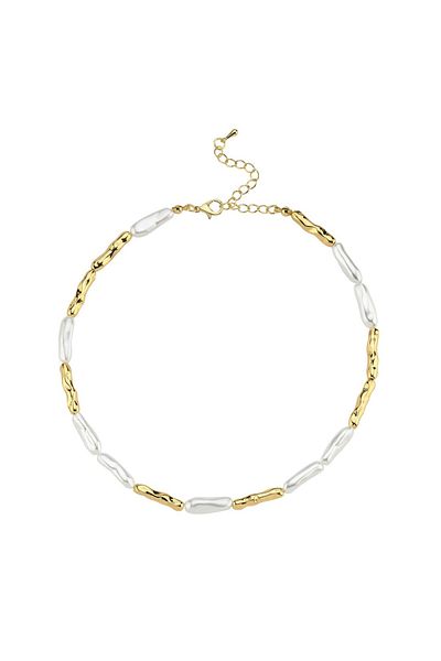 CHARMLUCKY Pearl-Gold Necklace