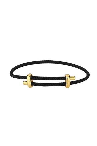 CHARMLUCKY STEEL COLORED BRACELET