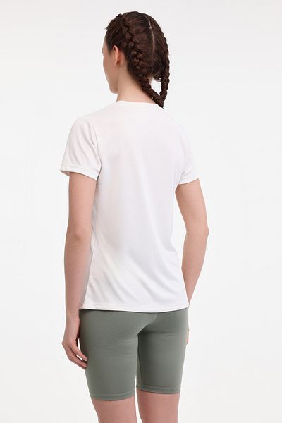Kinetix Wb Pes C Neck 11Sn230 5Fx Ecru Women's Short Sleeve T-Shirt