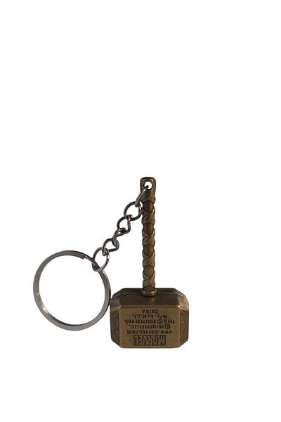 VerdeHome سلسلة مفاتيح Thor Hammer بتصميم Mjolnir سلسلة مفاتيح معدنية
