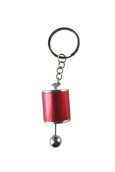 VerdeHome Colorful Moving Car Manual Gear Shift Keychain Six Speed Gear Shifter Knob Metal Keychain