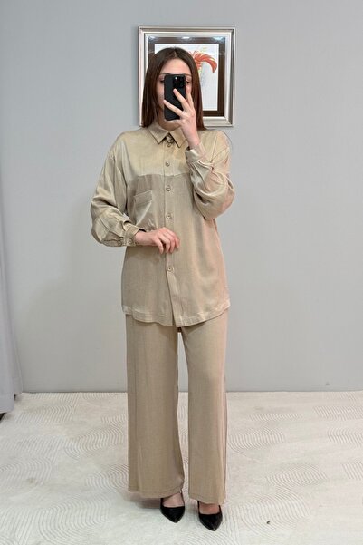 ELBİCA FUSHYA 51043 CUPRA TAKIM Bej