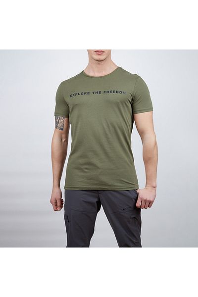Alpinist تي شيرت Vassi كاكي للرجال (AL 600604 -هاك)