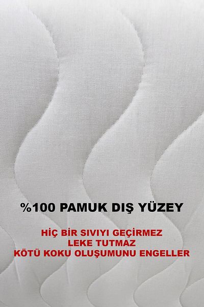 Cotton Box Προστατευτικό στρώματος από 100% βαμβάκι με προστασία από υγρά – Ελαστικό στρώμα