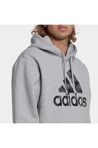 adidas Φούτερ Essentials Camo Erkek Gri (HL6927)