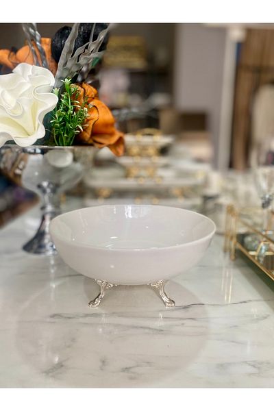Sillage Home Luxury Porcelain Salad, Fruit, Presentation Bowl 24 cm