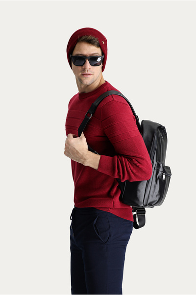 Kiğılı سترة تريكو من القطن بقصة ضيقة ورقبة دائرية