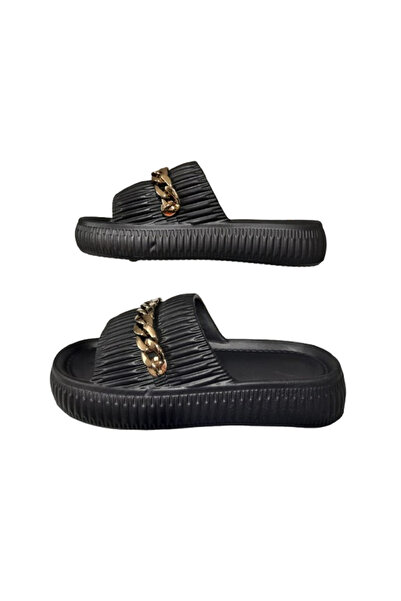 Akım AKIM Жіночі ланцюгові вишукані, зручні, комфортні повсякденні капці