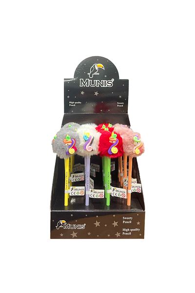 Banadabak Pencil Mns005 Pompom Unicorn with Ceramic Head (Price Is for One Piece)