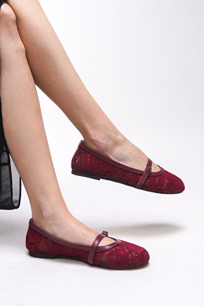 Riccon Phraersuth Women's Ballerinas 0012210   Burgundy