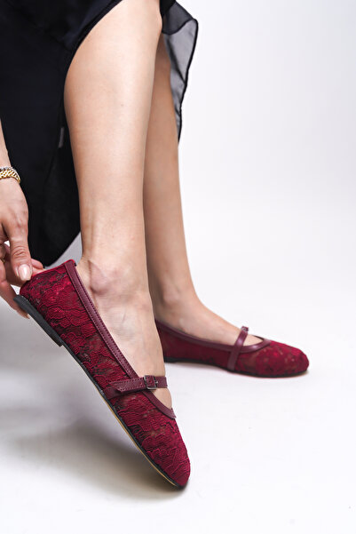 Riccon Phraersuth Women's Ballerinas 0012210   Burgundy