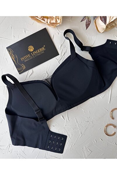 İntive Lingerie Σουτιέν Olivia New Generation - Χωρίς λέιζερ χωρίς ραφή, ελαφριά στήριξη, δαντέλα μπροστά