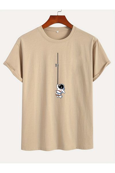 uyguntarz Μπλουζάκι με στάμπα Unisex Mini Astronaut Design