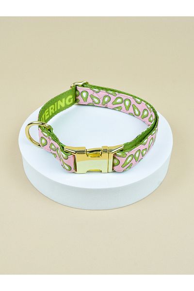 Choice S FH-NYG Valentine's Day and New Year Gifts For Medium Dog And Small Dog Cute Pet Collar Double Sid