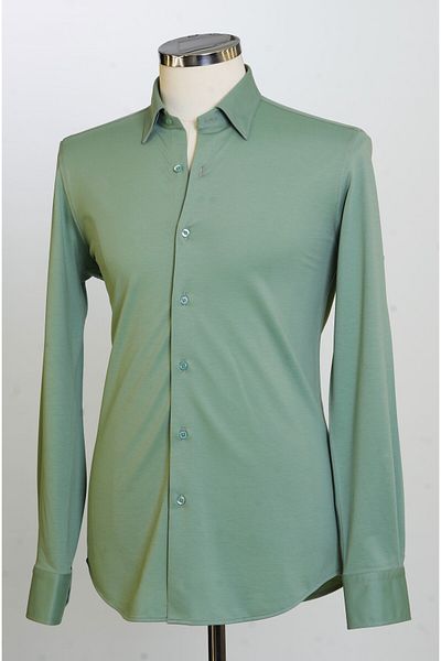 Paul Martin Canadian Paul Martin Knitted Fabric Straight Pattern Men's Shirt Pm3522R11