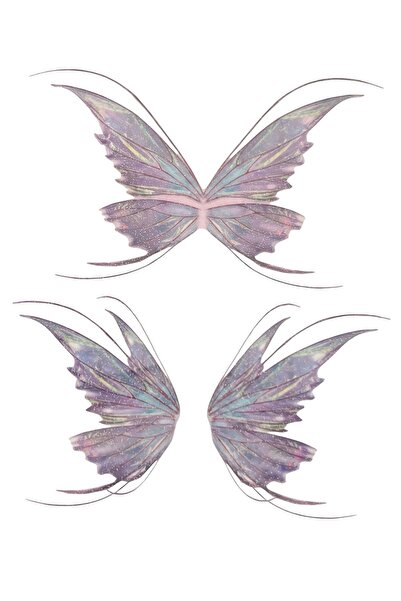 TAKIŞTIR Geçici Kelebek Figürlü Simli Dövme Tattoo