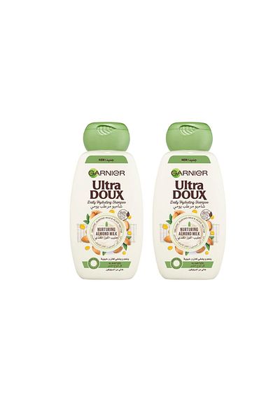 Garnier U.DOUX HYDRATING SHAMPOO ALMOND MILK /AGAVE NECTAR 2 x 400 ML