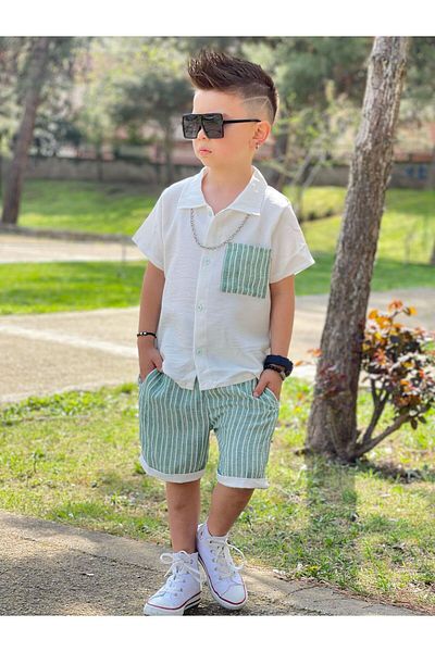 Kids BOY'S SHORTS SHIRT SET