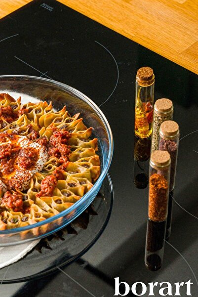 BRART Borcam - Sade Yuvarlak Fırın Tepsisi - 25,8 Cm