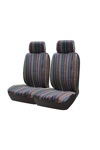 Choice AD9507-C-2F أغطية مقاعد سيارة مخططة عالمية 2+1 لسيارات Iveco Daily وFo...