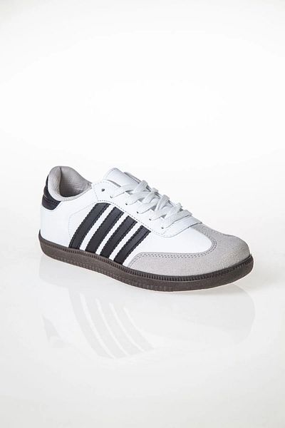 Spor Model Εργονομικά και άνετα ριγέ Unisex αθλητικά παπούτσια - Αθλητικά παπούτσια με κορδόνια που αναπνέουν