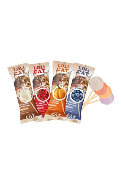 EuroGold Saygın Pet Lolicat Fd Kedi Ödül Lolipopu Karışık 1,5 gr X 4 Adet