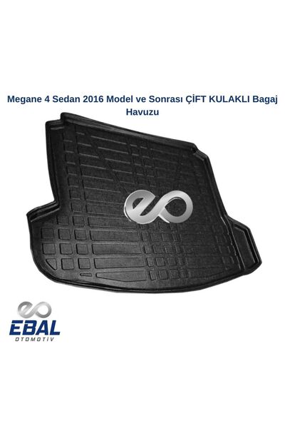 Genel Markalar Renault Megane 4 Joy (çift Kulaklı) / 2016 Ve Sonrası Uyumlu Esnek Bagaj Havuzu