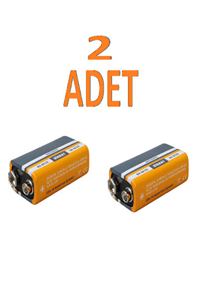nelerbulurum 2 ADET 9 Volt Pil - 9V Oyuncak Araba Radyo Telsiz Duman dedektör...