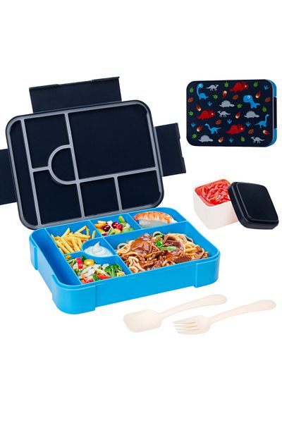 Choice 2 5 A-black 1100ml Lunch Box Microwavable Bento Box Tritan Interlayer Leakproof Storage Box Hermetic