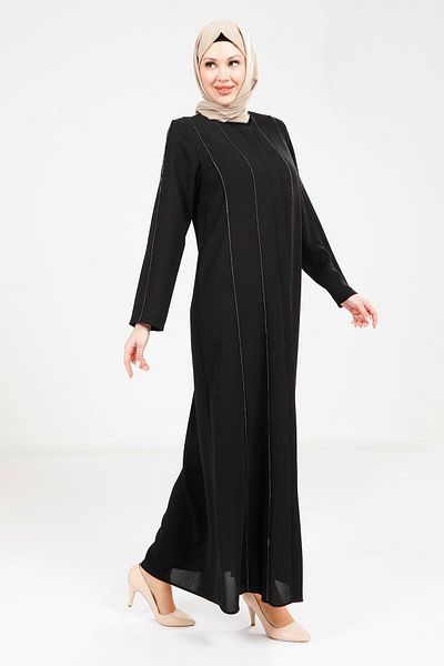 Beyza 9253 Μοντέλο Αίτηση με Μαύρη Κορδέλα Ferace