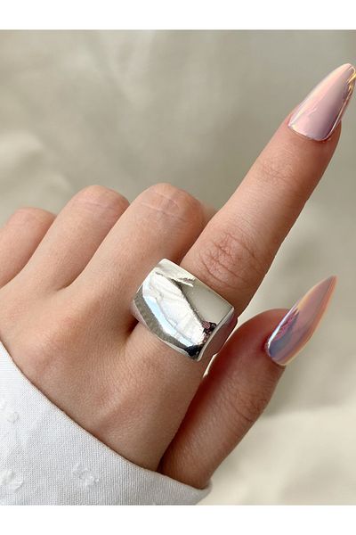Eylülün Takısı Women's Silver Color Vintage Ring