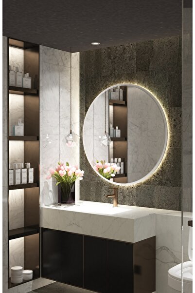 Wallover Design Kablosuz Pilli Ledli BEYAZ MDF Çerçeveİi 4MM KALİTE Dekoratif...