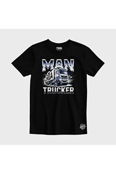 YOHO SPORT Tricou oversize cu imprimeu MAN Truck & Bus Design