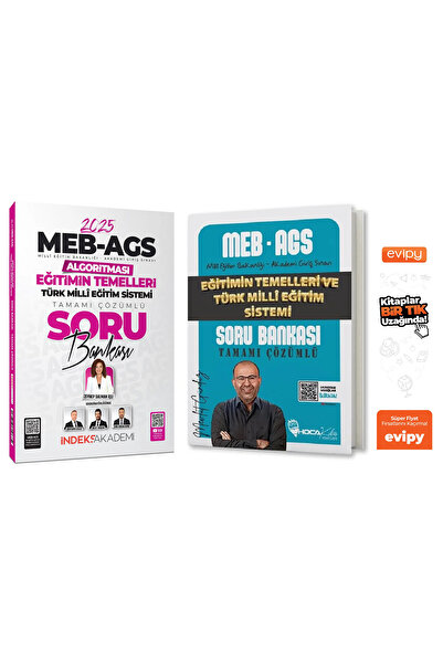 İndeks Akademi 2025 MEB-AGS Eğitimin Temelleri Türk Milli Eğitim Sistemi Soru...
