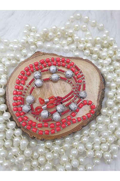 HAPPY HANDMADE ZİNCİR.....GÖZLÜK ZİNCİRİ-KIRMIZI/ANNELER GÜNÜ HEDİYESİ