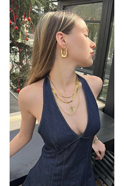 RUUH Ailes Altın Kaplama Kolye