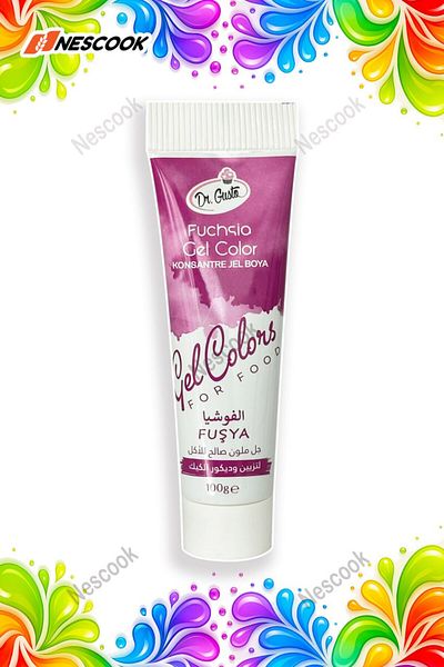 nescook Fuchsia Tube Gel Paint 100 Gr