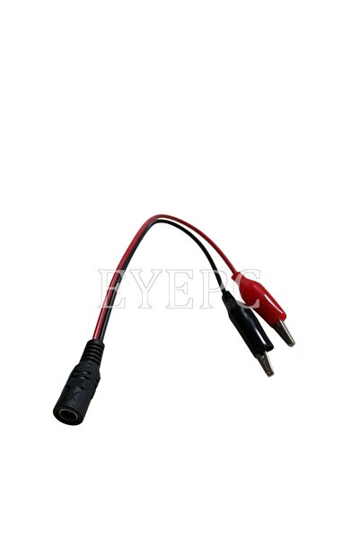 EYE PC Oyuncak Araç Aküsü İçin Klipsli Kablo 12VOLT-6 VOLT AKÜ