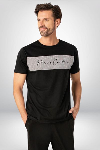 Pierre Cardin Мъжки комплект пижама с къс ръкав Yay-Eskise 2025