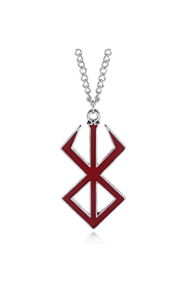 Choice N1089red Anime Berserk Symbol Logo Necklace Trendy Fashion Guts Sword ...