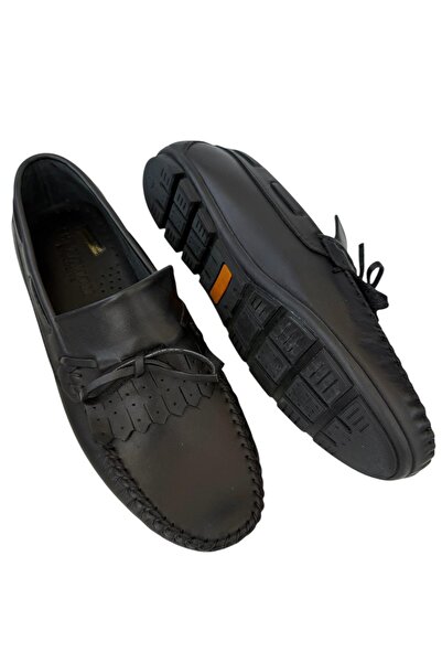 Liger Чоловічі шкіряні повсякденні черевики Floter Rok ЧОРНІ