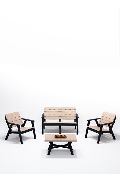 SANDALİE Sera 2 1 1 S Bahçe Takımı / Bahçe - Balkon - Teras Mobilyası, Bahçe Oturma Grubu, Yıkanabilir