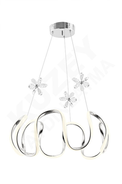 KUZEY AYDINLATMA Bella Taşlı Kumandalı 3 Renk Ledli Aydınlatma 4 Lü