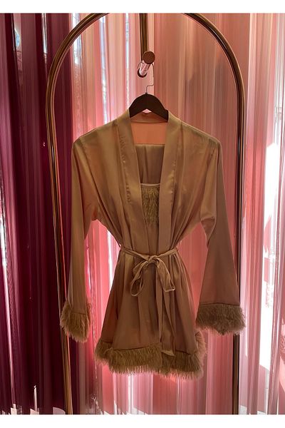 Limas lingerie 3 Piece Buyable Feather Pajamas