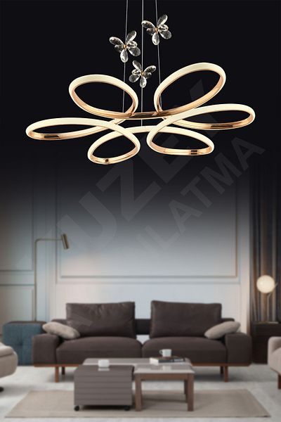 KUZEY AYDINLATMA Daisy Stone Led 3 Color Remote Control Lighting 3 Pieces
