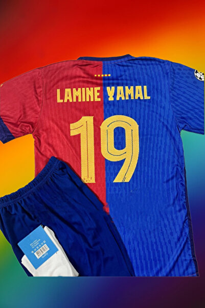 Alaturka Mix 'BARCELONA'  2024/25 Yeni SezonLamine YAMAL 19 İç Saha Parçalı Ç...