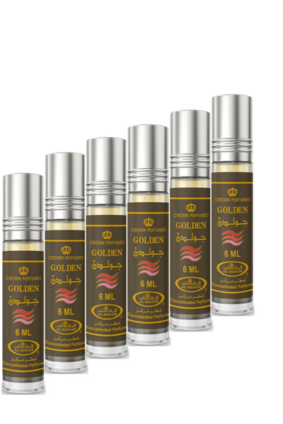 ALREHAB Al Rehab Concentrated Perfume, 6 ml * 6 pieces