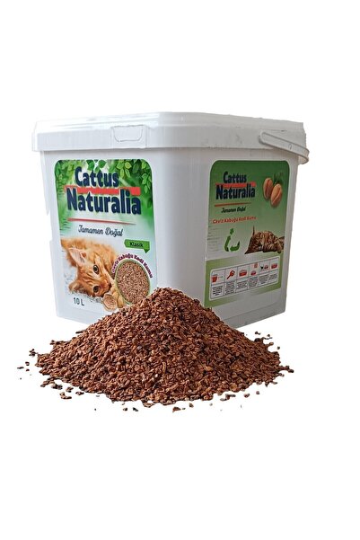 Cattus Naturalia Klasik, Ceviz Kabuğundan Yapılmış Doğal Kedi Kumu: Tozsuz, K...