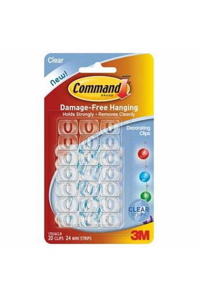 3M Command Clear Decorating Clips
